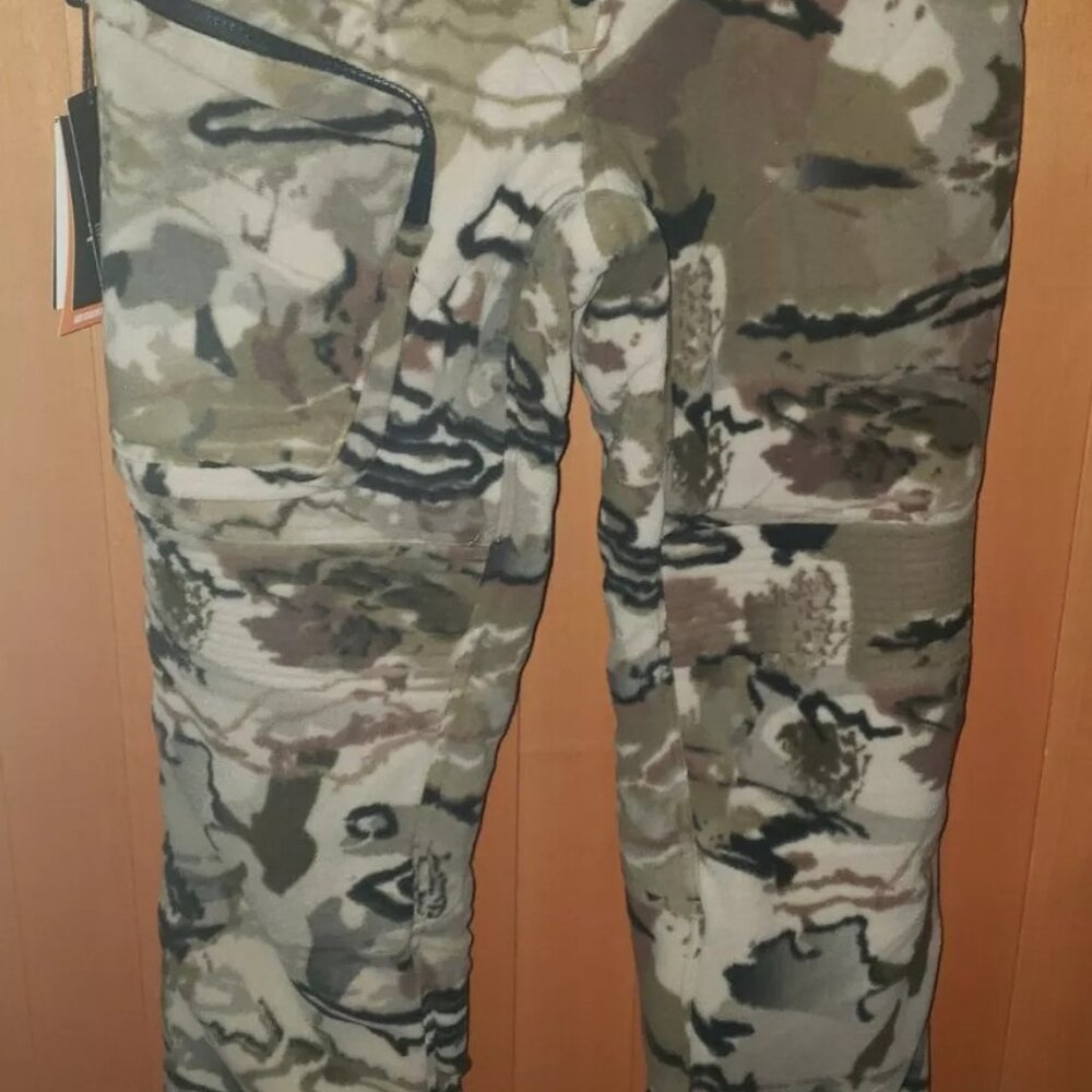 Men Under Armour Barren Camo Rut Bibs Windproof Microfleece Bib 1365614 … - Picture 10 of 15